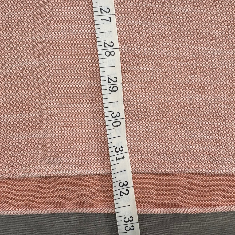 Proper Cloth Custom Mens Popover Shirt XL Slim L Classic Pink Melange LS - Picture 8 of 14